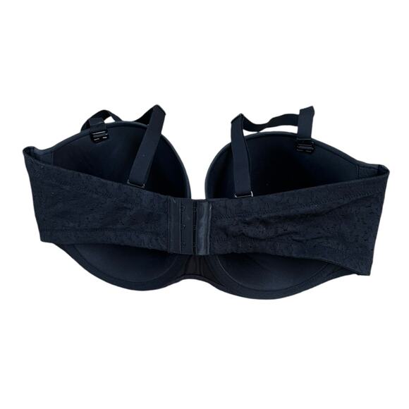 ^NWOT Chantelle Bra C13F50 Norah Comfort Strapless Convertible Black – 40D - Picture 6 of 9
